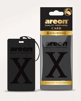 Ароматизатор полимерный AREON CARD Black Crystal 704-AXC-01