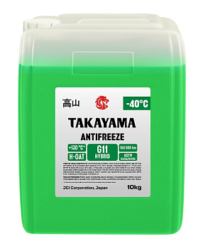 Takayama Антифриз G11 green -40 10кг