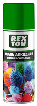 RT-101.80 Эмаль алкидная универсальная REXTON, зеленое яблоко, аэрозоль, 520 мл