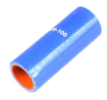 Патрубок силиконовый прямой L100 d028 (28-100)