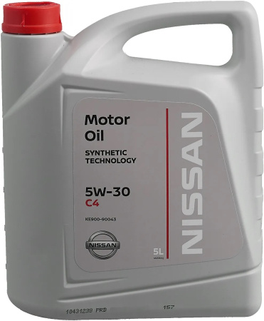 NISSAN  5W30  SM/CF,  5 л (масло синтетическое) пласт.канистра