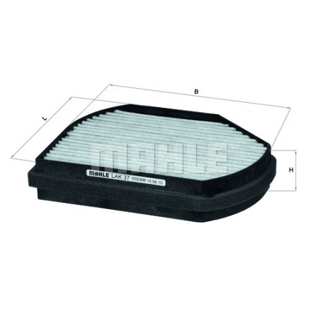 MAHLE Фильтр салонный угольный LAK 37 Z0322 (CU 2897)