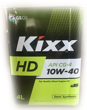 KIXX DYNAMIC CG-4 10w40 дизель  4 л (масло полусинтетическое)