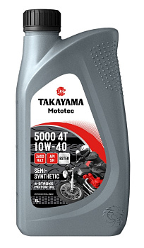 Takayama Mototec 5000 4T 10W40 SM MA2 1л п/с АКЦИЯ -18% ^
