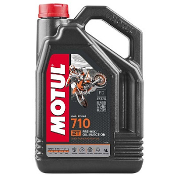 MOTUL 710  2T  4 л (2-х тактное синтетическое) 104035