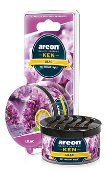 Ароматизатор на панель AREON KEN BLISTER Lilac 704-AKB-10