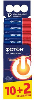 Эл-т питания ФОТОН  LR03 BP12 (12шт) (мизинчиковые)