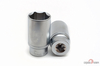 Головка ГЛУБОКАЯ ( 6 граней)  32мм 77832 СЕРВИС КЛЮЧ