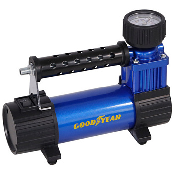 Воздушный компрессор GOODYEAR GY-30L CASE 30 л/мин съемный резиновый шланг, кейс  GY000114