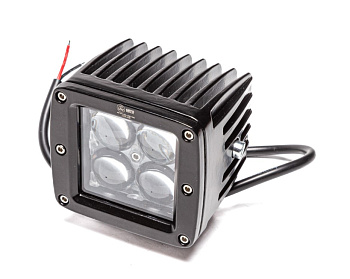 Фара LED доп. 80*73*75, направленный свет, 4 диода, линза, 12 Вт, 10-30 В
