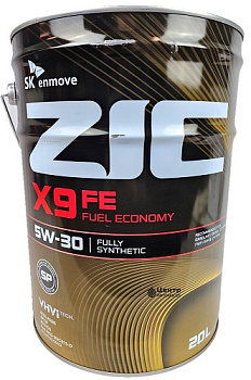 ZIC X9 FE 5w30  A1/B1, A5/B5   20 л (масло синтетическое)