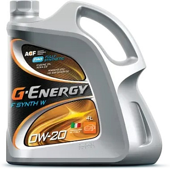 G-Energy F Synth W 0w20 ACEA C5 4 л (масло синтетическое)
