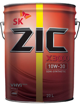 ZIC NEW X 3000 10w30 CH-4 20 л (масло полусинтетическое)