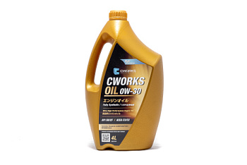 CWORKS OIL  0W-30 SN/CF C3, 4L Масло моторное синт.