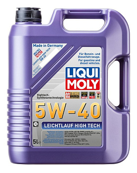 LIQUI MOLY Leichtlauf High Tech HC 5W40 SP A3/B4   5 л (масло синтетическое) 2328/8029