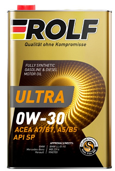 Rolf Ultra 0W30 A7/B7 SP 1л (металл) синт