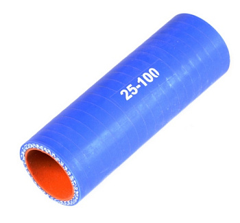 Патрубок силиконовый прямой L100 d025 (25-100)