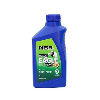 Масло дизельное BLACK EAGLE Diesel Semi-Syn. 10W30 API CG-4  1L