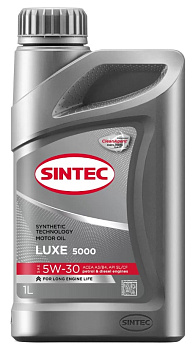 Sintec Luxe 5000 5W30 A3/B4 SL/CF 1л п/с