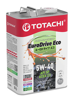 TOTACHI EURODRIVE ECO   Fully Synthetic   5W40   API SP, ACEA C3      4л