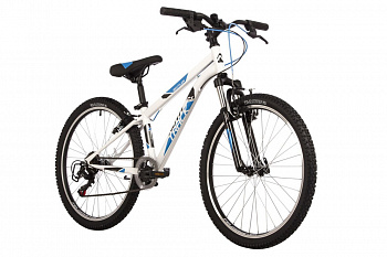 Велосипед NOVATRACK 24" BATTLER сталь 12'', белый, 6 скор.TZ500/TS-38/SG-6S, V-brake 161931