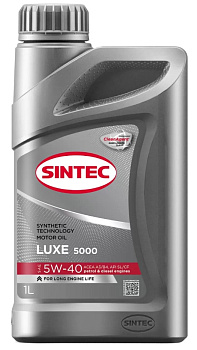 Sintec Luxe 5000 5W40 A3/B4 SL/CF 1л п/с
