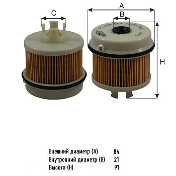 Фильтр топливный FG 1028 ECO \КАТР\2339078220\GOODWILL   HINO 300 (EF-1112) (JS.FE0020) (VIC. F-195)