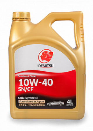 IDEMITSU 10W-40 SN/CF (S-S) 4л масло моторное