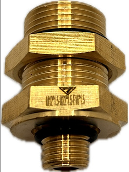 Фитинг-переходник M12x1,5мм M22x1,5мм F16x1,5мм, (D.M12x1,5 M22x1,5 F16x1,5)
