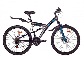 Велосипед BLACK AQUA Mount 1641 MD 26" (РФ) (черный)