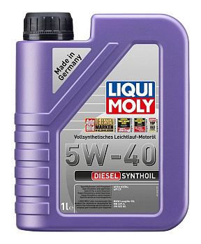 LIQUI MOLY Diesel Synthoil 5W40 CF A3/B4   1 л (масло синтетическое) 1340/1926
