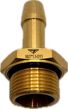 Фитинг с переходником под трубку M22x1,5мм D11мм, (D.M22x1,5 D11)
