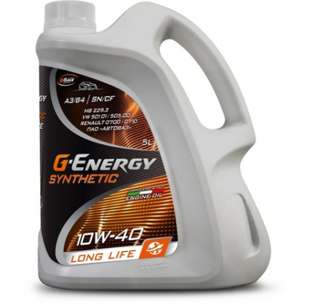G-Energy Synthetic Long life 10w40  5 л
