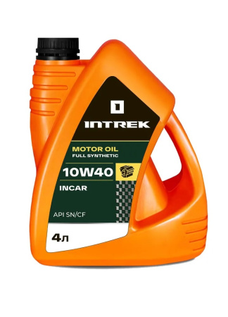 10w40 SN CF синтетика INCAR INTREK 4 л