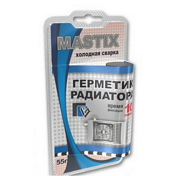 Герметик радиатора MASTIX 55гр. в блистере (холодная сварка) МС0121
