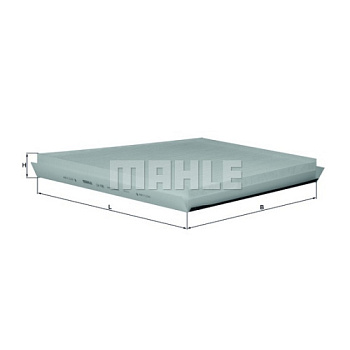 MAHLE Элемент фильтрующий салонного фильтра LA 156 Z0322 (CU 3172)