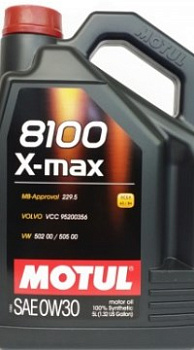 MOTUL 8100 X-MAX 0W30 4л масло моторное