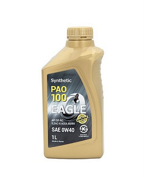 EAGLE PAO-100 SYNTHETIC 0W40 API SP  1L