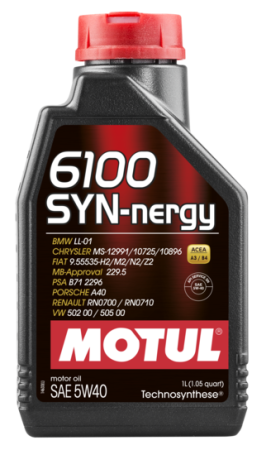 MOTUL 6100 SYN-NERGY 5W40 1л масло моторное