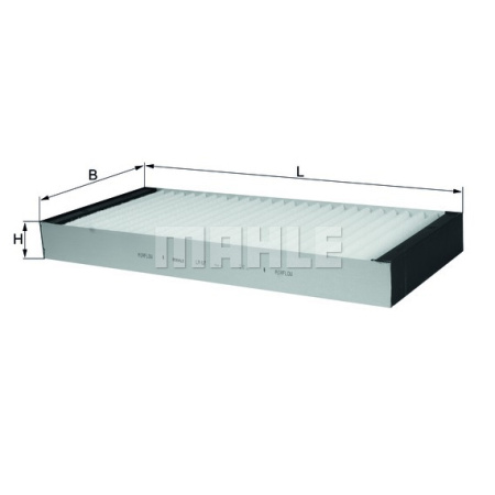 MAHLE Элемент фильтрующий салонного фильтра LA 67 S0322 (CU 40 110)