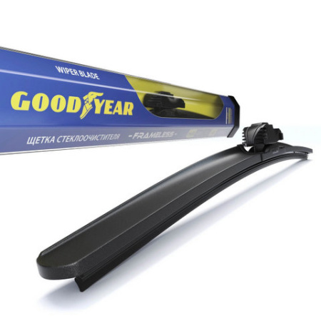 Щетка стеклоочистителя БЕСКАРКАСНАЯ GOODYEAR Frameless 28/70 см (всесезонная)