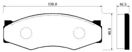Колодка дискового тормоза D1060-V6794/HP3006 HSB (компл)