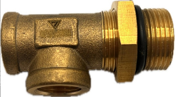 Фитинг c контргайкой и уплотнением Т-образный , (2W.M22x1,5 F16x1,5 F16x1,5)