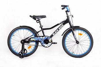 Велосипед BlackAqua Rainer 18" Alloy (черный-синий) KG1832