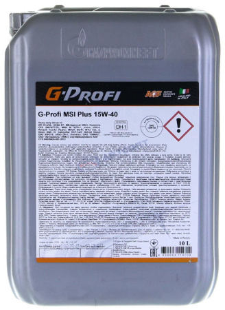 G-Profi MSI Plus 15w40 CI-4/SL 10 л (масло минеральное)