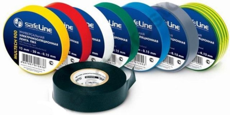 Изолента Safeline Master 15/5 комплект 7 цветов (уп.7шт)