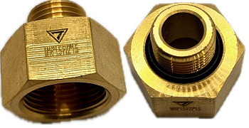 Переходник M16x1,5мм F22x1,5мм, (D.M16x1,5 F22x1,5)