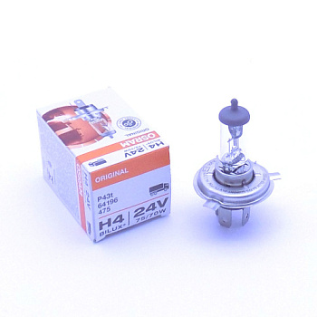64196 ЛАМПА H4 24V 75/70W P43t OSRAM (1 шт)