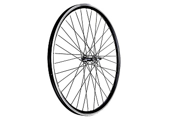 Колесо 27.5" переднее, двойной алю. обод, гайки, D-brake