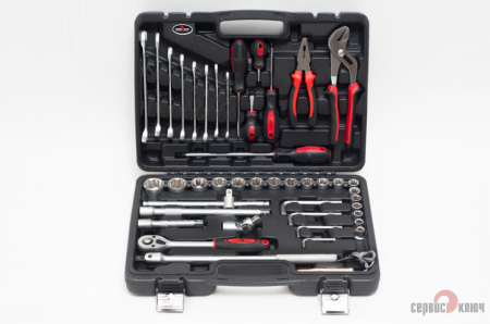 Набор инструмента  (45 предметов) 11045 СЕРВИС КЛЮЧ